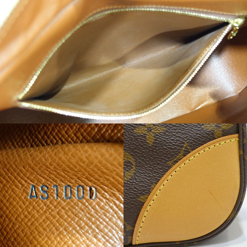 Louis Vuitton Boulogne Shoulder Bag Monogram Canvas Gold
