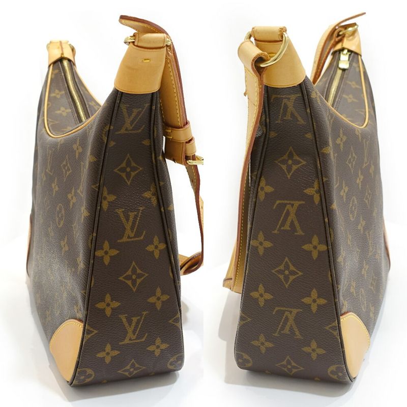 Louis Vuitton Boulogne Shoulder Bag Monogram Canvas Gold