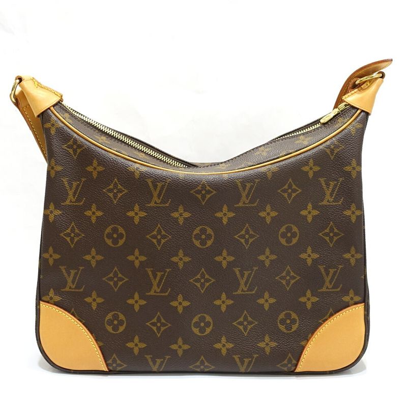 Louis Vuitton Boulogne Shoulder Bag Monogram Canvas Gold