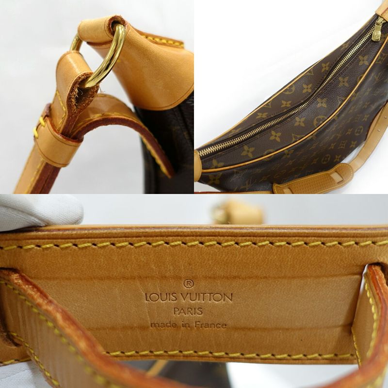 Louis Vuitton Boulogne Shoulder Bag Monogram Canvas Gold