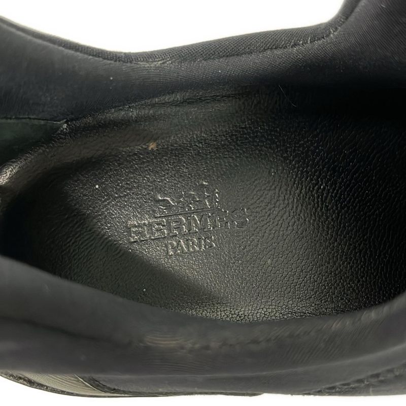 Hermes Shoes Black Leather