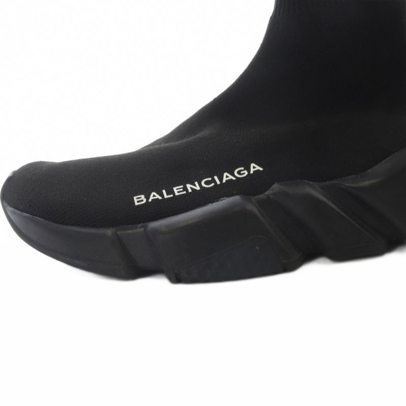 Balenciaga Speed Trainer Socks Sneakers Logo Black