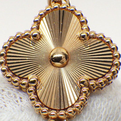 Van Cleef & Arpels Long Necklace Vintage Alhambra 20 Motifs Guilloche Carnelian