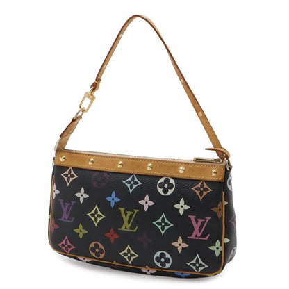 Louis Vuitton Monogram Multicolor Pochette Pouch Noir Black