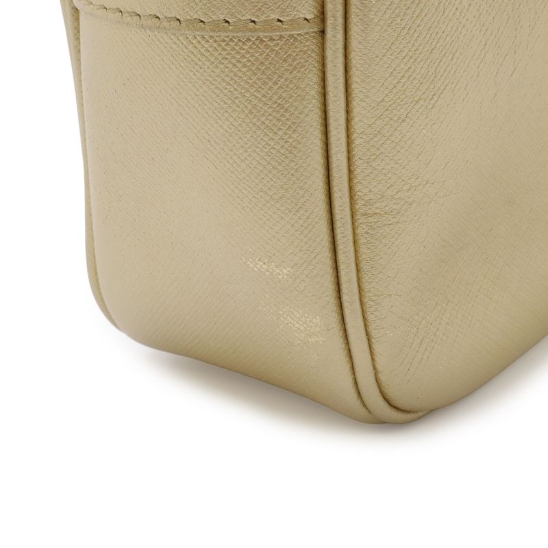 Versace Medusa Shoulder Bag Crossbody Leather Metallic Gold