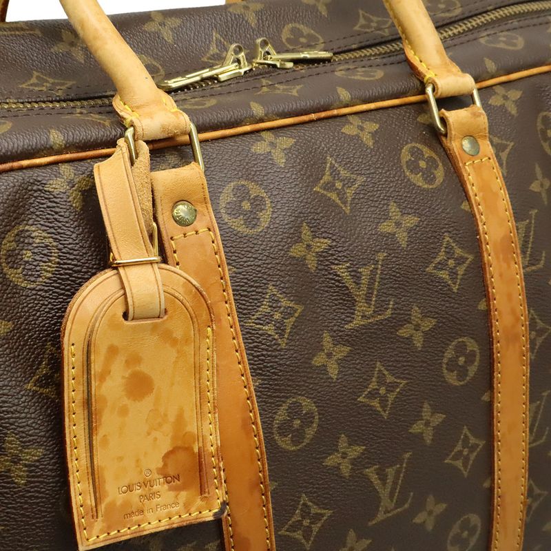 Louis Vuitton Monogram Sirius 50 Boston Bag Travel Purse Briefcase