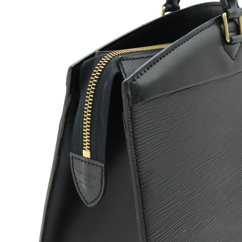 Louis Vuitton Epi Riviera Handbag Noir Black Gold