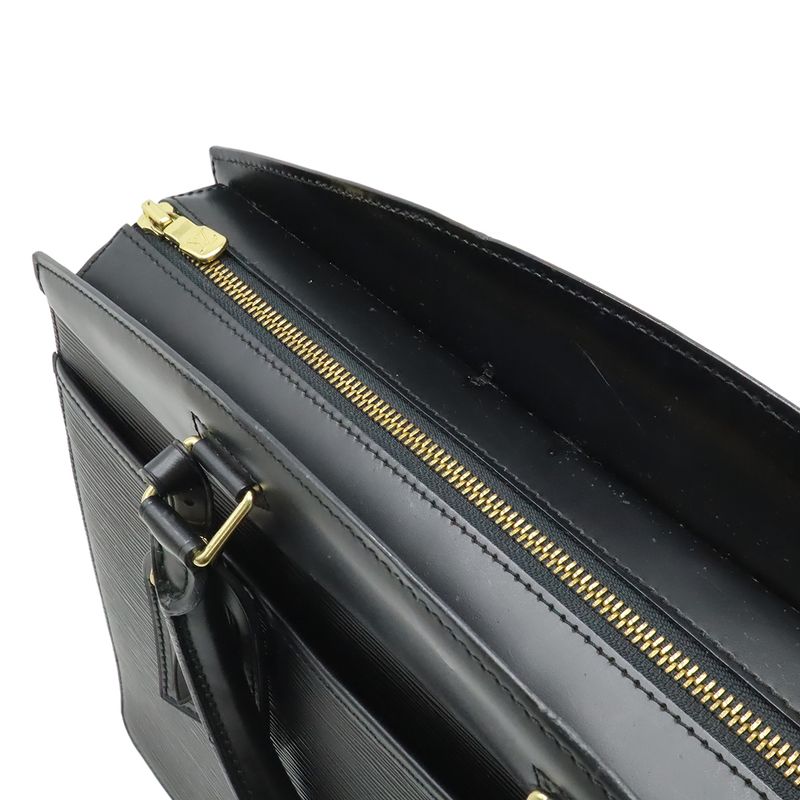 Louis Vuitton Epi Riviera Handbag Noir Black Gold