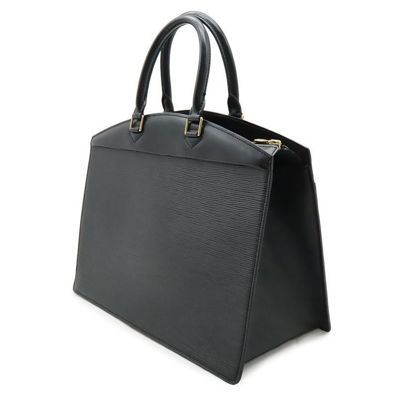 Louis Vuitton Epi Riviera Handbag Noir Black Gold
