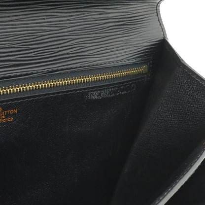 Louis Vuitton Epi Pochette Series Dragonne Second Bag Noir Black Gold