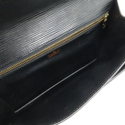 Louis Vuitton Epi Pochette Series Dragonne Second Bag Noir Black Gold