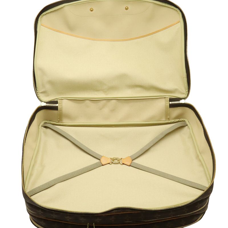 Louis Vuitton Monogram Alize Trois Poche Boston Bag Travel Purse