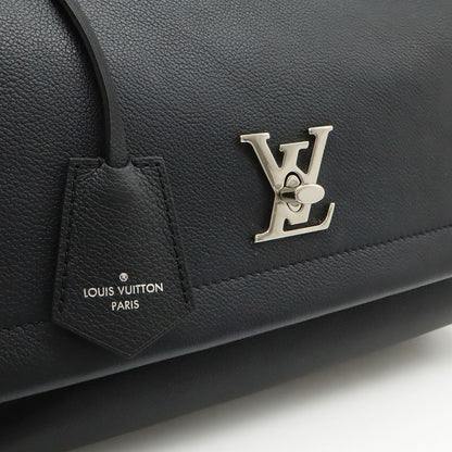 Louis Vuitton Lockme Cartable 2-Way Shoulder Bag Soft Calf Leather Noir Black