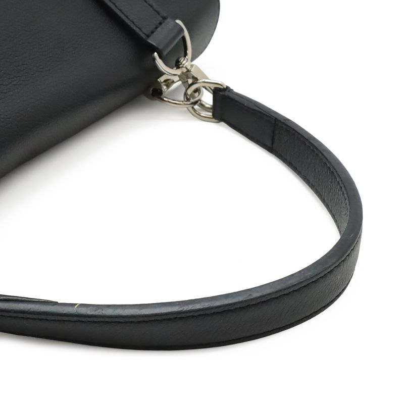 Louis Vuitton Lockme Cartable 2-Way Shoulder Bag Soft Calf Leather Noir Black