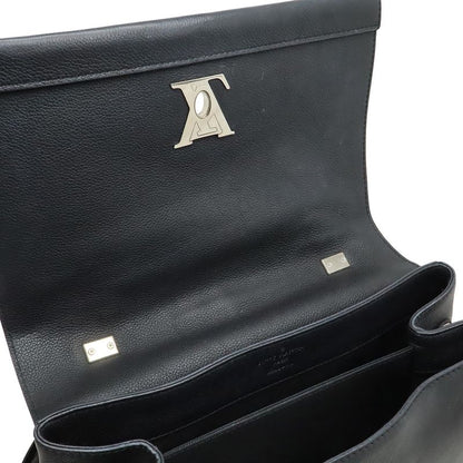 Louis Vuitton Lockme Cartable 2-Way Shoulder Bag Soft Calf Leather Noir Black