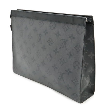 Louis Vuitton Monogram Eclipse Reverse Pochette Voyage MM Clutch Pouch