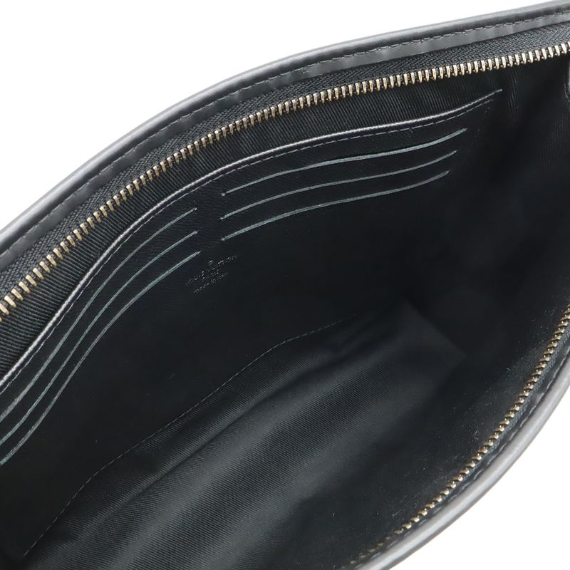 Louis Vuitton Monogram Eclipse Reverse Pochette Voyage MM Clutch Pouch