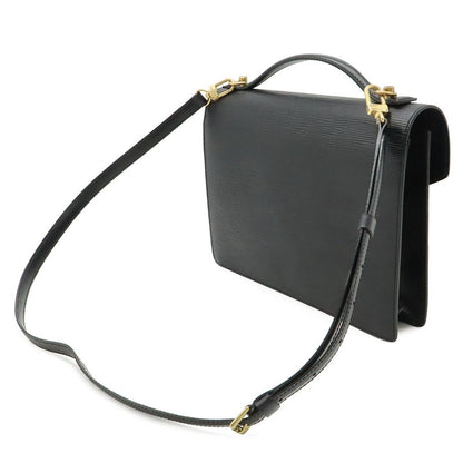 Louis Vuitton Epi Monceau Second 2-Way Shoulder Bag Noir Black Gold