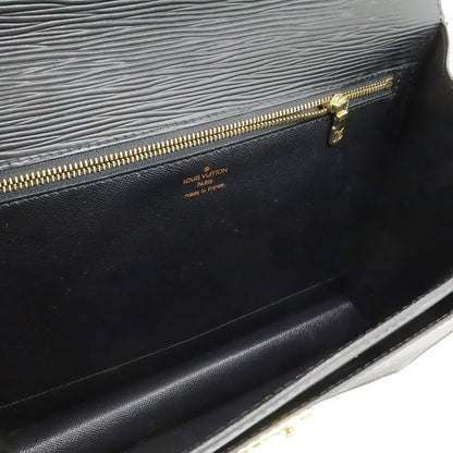 Louis Vuitton Epi Monceau Second 2-Way Shoulder Bag Noir Black Gold
