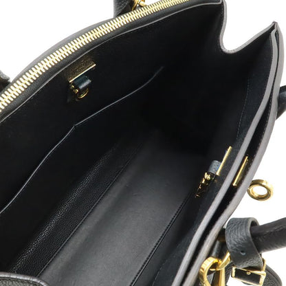 Louis Vuitton City Steamer Mm 2-Way Shoulder Bag Taurillon Leather Noir Black