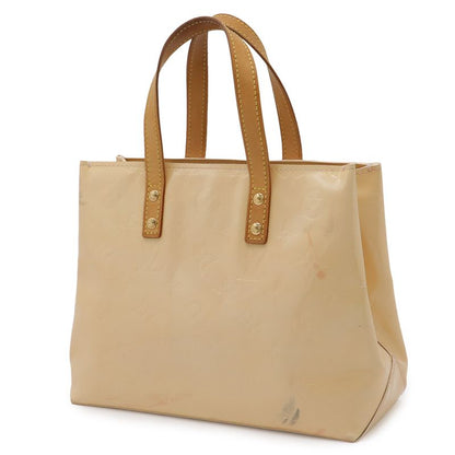 Louis Vuitton Monogram Vernis Reed PM Tote Mini Leather Enamel Marshmallow Pink