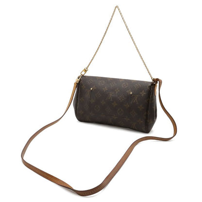 Louis Vuitton Monogram Favorite MM Shoulder Bag Crossbody Chain 2-Way Clutch