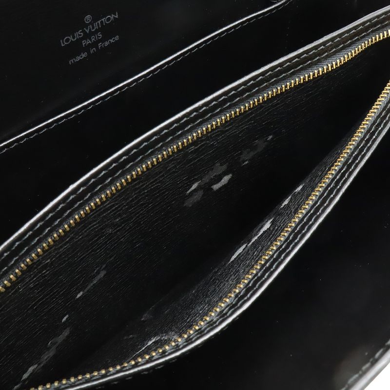 Louis Vuitton Epi Capuchin Shoulder Bag Crossbody Noir Black Gold