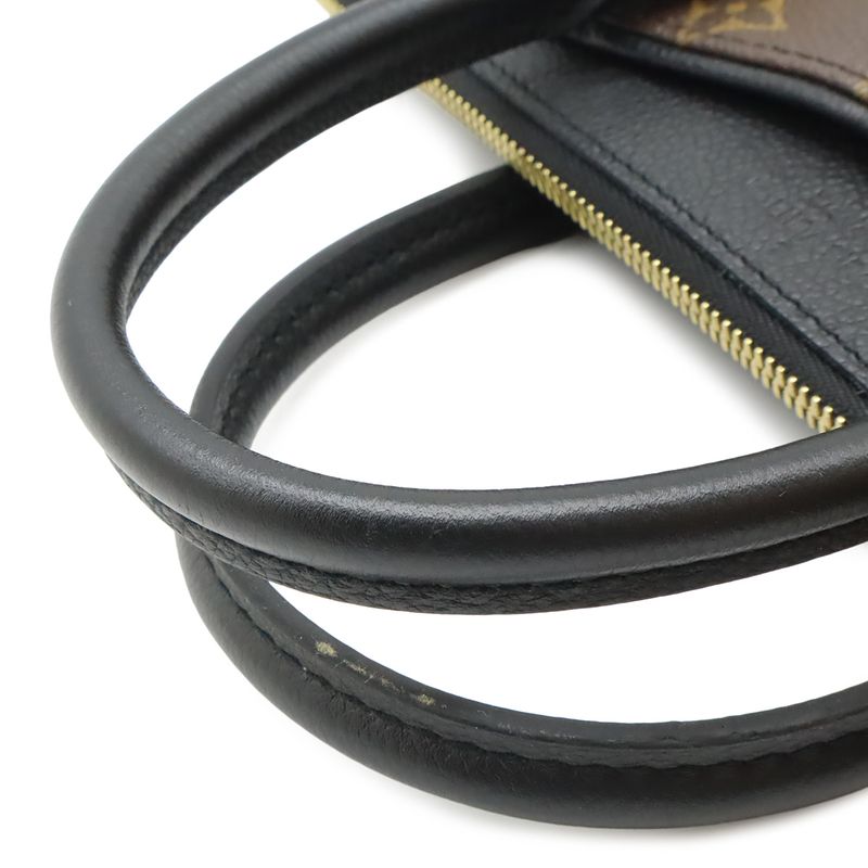 Louis Vuitton Monogram Pallas BB 2-Way Shoulder Bag Crossbody Leather Noir Black