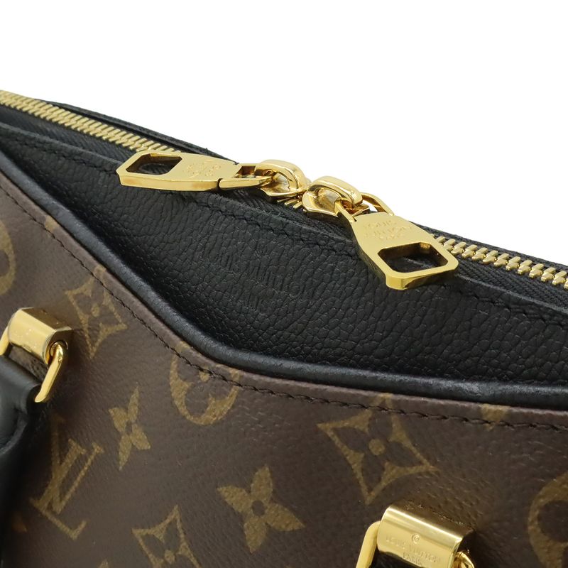 Louis Vuitton Monogram Pallas BB 2-Way Shoulder Bag Crossbody Leather Noir Black