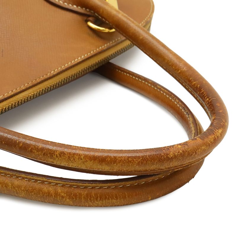 Hermes Bolide 35 2-Way Shoulder Bag Courchevel Brown Gold