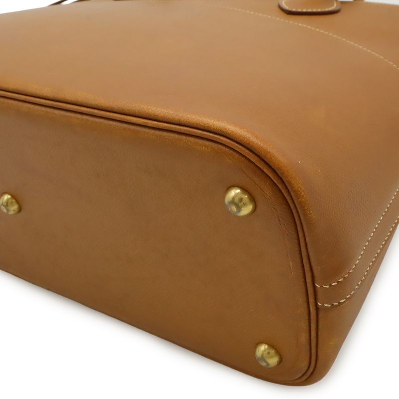 Hermes Bolide 35 2-Way Shoulder Bag Courchevel Brown Gold