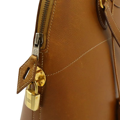 Hermes Bolide 35 2-Way Shoulder Bag Courchevel Brown Gold
