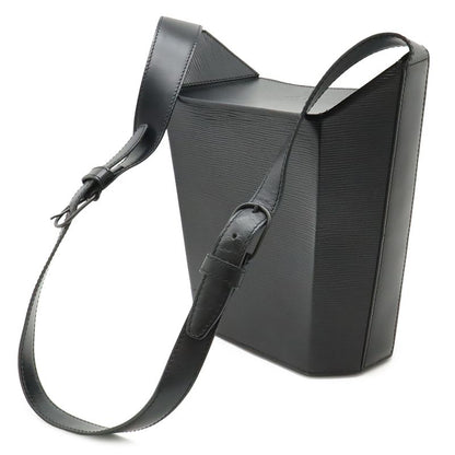 Louis Vuitton Epi Sac Saw Shoulder Bag Leather Noir Black