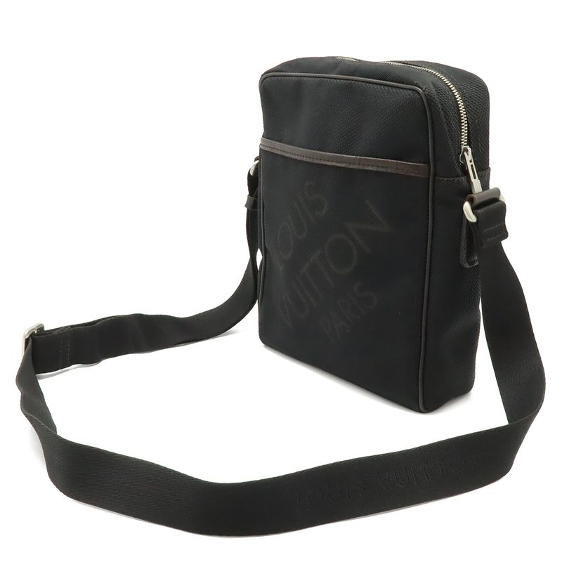 Louis Vuitton Damier Geant Citadin NM Shoulder Bag Crossbody Canvas Noir Black