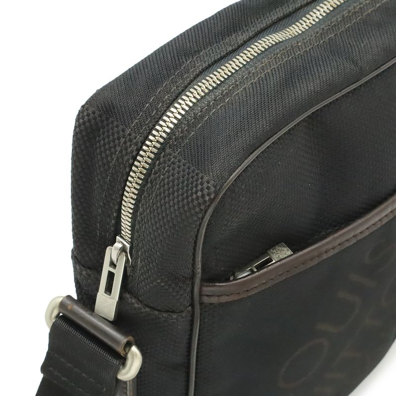Louis Vuitton Damier Geant Citadin NM Shoulder Bag Crossbody Canvas Noir Black