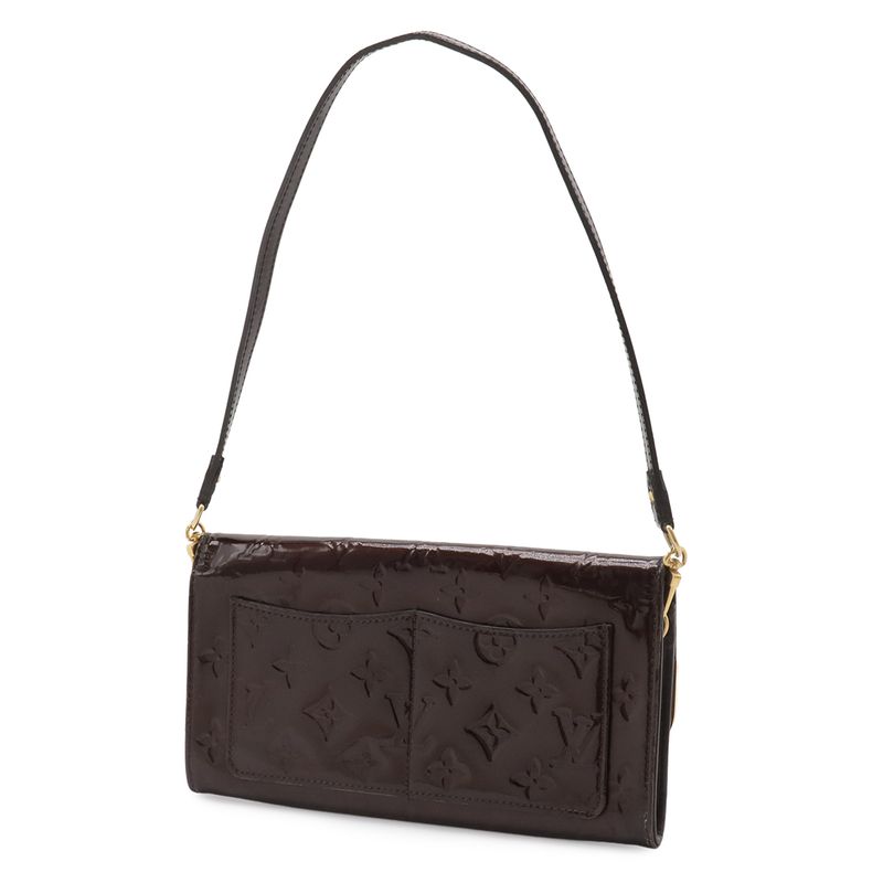 Louis Vuitton Monogram Vernis Rossmore MM Shoulder Bag 2-Way Clutch Amarante