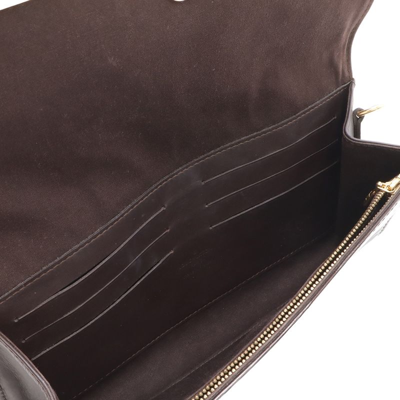 Louis Vuitton Monogram Vernis Rossmore MM Shoulder Bag 2-Way Clutch Amarante