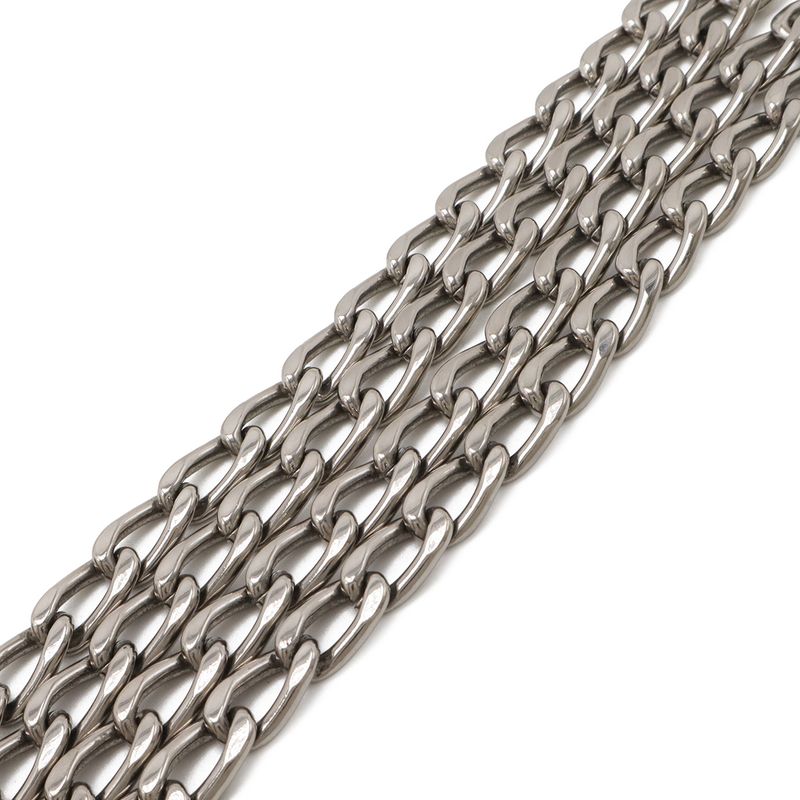 Prada Nappa Gaufre Shoulder Bag Chain Gathered Leather Beige Silver
