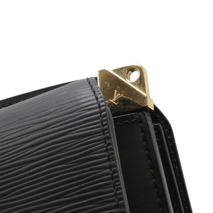 Louis Vuitton Epi Grenelle Shoulder Bag Crossbody 2-Way Clutch Leather Noir
