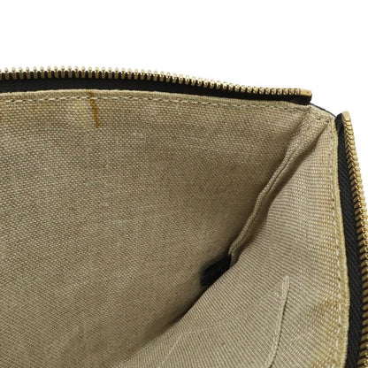 Gucci Bamboo Tassel Clutch Pouch Depth Leather Black
