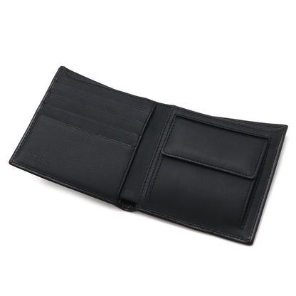 Versace Medusa Emboss Bifold Wallet Leather Nero Black