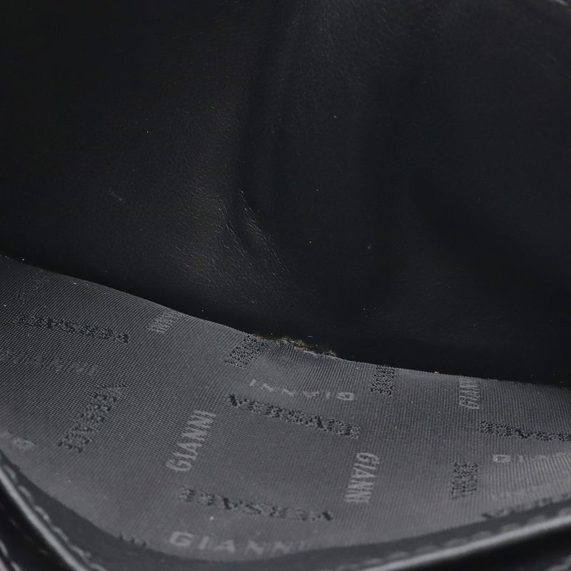 Versace Medusa Emboss Bifold Wallet Leather Nero Black