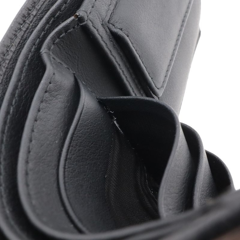 Versace Medusa Emboss Bifold Wallet Leather Nero Black