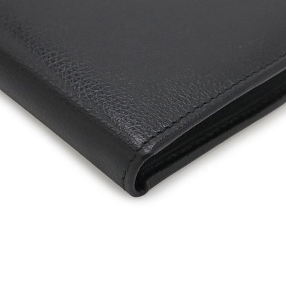 Versace Medusa Emboss Bifold Wallet Leather Nero Black
