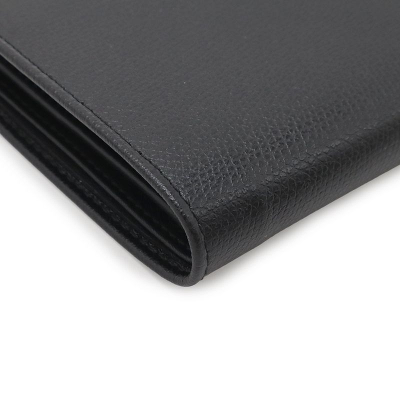 Versace Medusa Emboss Bifold Wallet Leather Nero Black