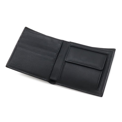 Versace Medusa Emboss Bifold Wallet Leather Nero Black