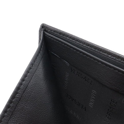 Versace Medusa Emboss Bifold Wallet Leather Nero Black