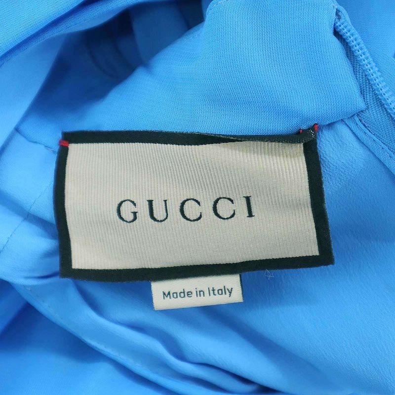 Gucci Frill Dress Blue