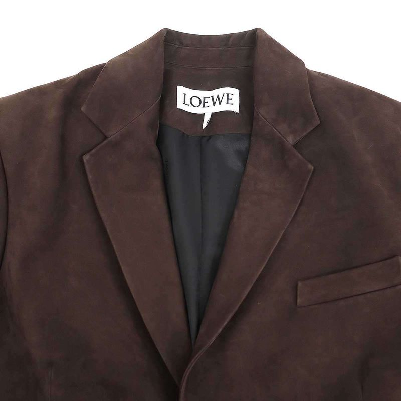 Loewe Cles the Tailored Jacket Brown 46
