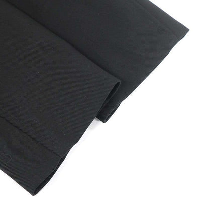 Saint Laurent Paris Wool Polyester Color Coat Black 46
